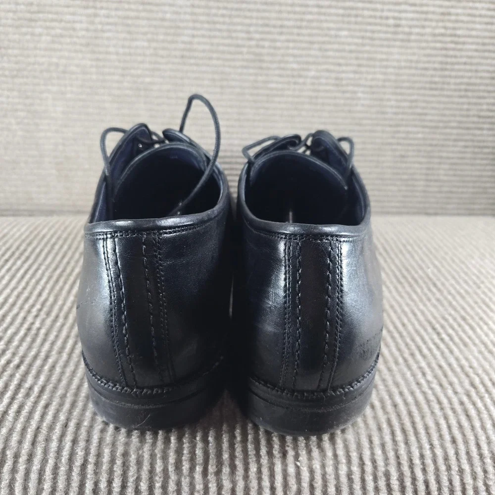 Cole Haan Mens 15 Black Leather Plain Toe Derby Dress‎ Shoes C29028